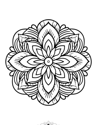 دفتر رنگ آمیزی 25 برگ مدل بزرگ سالان طرح ماندالا نسخه هفتم از مجموعه اول