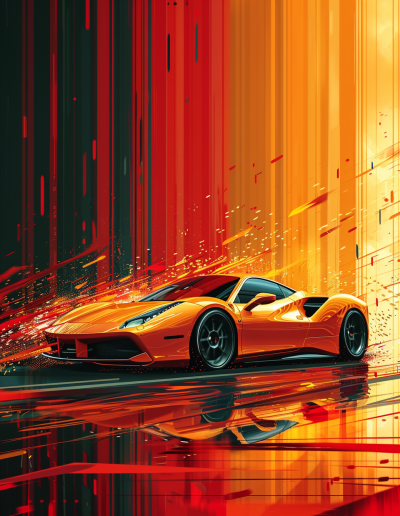 تصویر کاور کتاب رنگ آمیزی ماشین های اسپورت برای بزرگ سالان