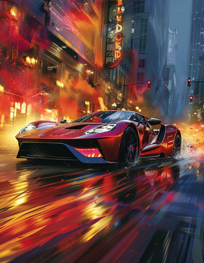 تصویر کاور کتاب رنگ آمیزی ماشین های اسپورت برای بزرگ سالان